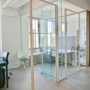 white-glass-wall-partition-system